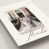 "Paire" - Wedding Thank You Postcards in Tuxedo by Kate Ahn - Detail