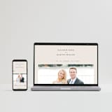 "Corner" - Wedding Thank You Postcards in Linen by Kelly Schmidt - FREE Wedding Website