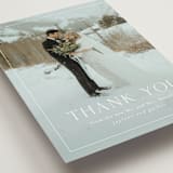 "Warm affection" - Wedding Thank You Postcards in Cotton by Stacey Meacham - Detail