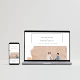 "Warm affection" - Wedding Thank You Postcards in Cotton by Stacey Meacham - FREE Wedding Website