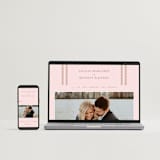 "Charleston" - Wedding Thank You Postcards in Blush by Megan Davis - FREE Wedding Website