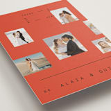 "Alaia" - Wedding Thank You Postcards in Verona Sunset by Blustery August - Detail