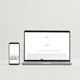 "Merge" - Wedding Thank You Postcards in Cloud by Pixel and Hank - FREE Wedding Website