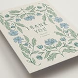 "Botanical" - Wedding Thank You Postcards in Garden by Kelly Watkins - Detail