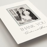 "Contemporary" - Wedding Thank You Postcards in Cotton by Vanessa Doyle - Detail