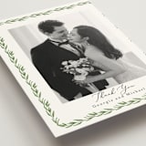 "Hydrangea Vine" - Wedding Thank You Postcards in Coastal by Susan Moyal - Detail