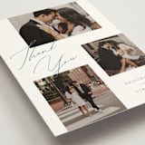 "Merryvale" - Wedding Thank You Postcards in Sky by Kelly Schmidt - Detail