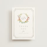 "Chelsea" - Wedding Thank You Postcards in Hibiscus by Everett Paper Goods - Front