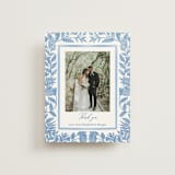 "Porcelain Floral" - Wedding Thank You Postcards in Porcelain by Elly - Front