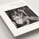 "Victoria" - Wedding Thank You Postcards in Clover by Kelly Schmidt - Detail