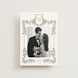 "Arbour" - Wedding Thank You Postcards in Lake by Leah Bisch - Front