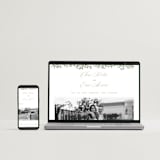 "Arbour" - Wedding Thank You Postcards in Lake by Leah Bisch - FREE Wedding Website