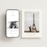 "spiku" - Wedding Thank You Postcards in Pearl by chocomocacino - FREE Wedding Website