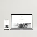 "spiku" - Wedding Thank You Postcards in Pearl by chocomocacino - FREE Wedding Website