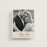 "Sibonie" - Wedding Thank You Postcards in Ivory by Melanie Kosuge - Front