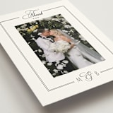 "Black Tie Elegance" - Wedding Thank You Postcards in Tuxedo by Nicoletta Savod - Detail