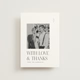 "Clarity" - Wedding Thank You Postcards in Diamond by Heather Cairl - Front