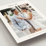 "Classic decorum" - Wedding Thank You Postcards in Golden by Stacey Meacham - Detail