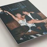 "Gwenyth" - Wedding Thank You Postcards in Neptune by Kristie Kern - Detail