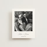 "modern classic" - Wedding Thank You Postcards in Jasmine by Pippa Shaw - Front
