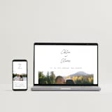 "modern classic" - Wedding Thank You Postcards in Jasmine by Pippa Shaw - FREE Wedding Website