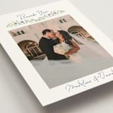 "Meadow Whisper" - Wedding Thank You Postcards in Meadow by Petra Kern - Detail