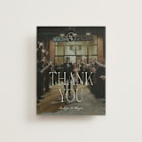 "Hayes" - Wedding Thank You Postcards in Forest by Blustery August - Front
