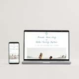 "Palm Tree Crest" - Wedding Thank You Postcards in Palm by Erika Firm - FREE Wedding Website