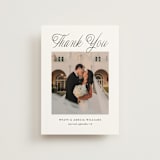 "Terra" - Wedding Thank You Postcards in Snow by Pixel and Hank - Front