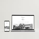 "Terra" - Wedding Thank You Postcards in Snow by Pixel and Hank - FREE Wedding Website