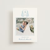 "Royalty" - Wedding Thank You Postcards in Capri by Creo Study - Front