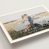 "palmetto" - Wedding Thank You Postcards in Lemon by Ellen Schlegelmilch - Detail