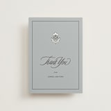 "Sophistique" - Wedding Thank You Postcards in Linen by Cindy Reynolds - Front