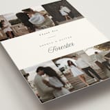 "Beautiful Day" - Wedding Thank You Postcards in Graphite by Leah Bisch - Detail