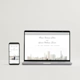 "Timeless Together" - Wedding Thank You Postcards in Tuxedo by Carolyn MacLaren - FREE Wedding Website