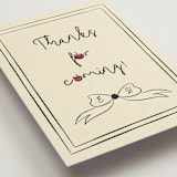 "Modern Love" - Wedding Thank You Postcards in Champagne by Helena Vitto - Detail