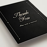 "Elegant and Formal" - Wedding Thank You Postcards in Sunshine by Jen Ramsey - Detail