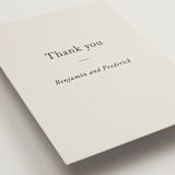 "Editorial" - Wedding Thank You Postcards in Forest by Bethan - Detail