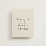 "monogram edit" - Wedding Thank You Postcards in Sandstone by Sara Hicks Malone - Front