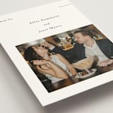 "Tuscany" - Wedding Thank You Postcards in Ink by Blustery August - Detail