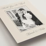 "Let's Say I Do" - Wedding Thank You Postcards in Ivory by Petra Kern - Detail