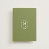 "Perriand" - Wedding Thank You Postcards in Moss by Megan Davis - Front
