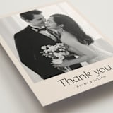 "Ayumi" - Wedding Thank You Postcards in Ivory by Melanie Kosuge - Detail