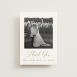 "Eternal Grace" - Wedding Thank You Postcards in Leaf by Sherley Ferreira - Front