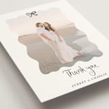 "quirky fun" - Wedding Thank You Postcards in Tuxedo by Cass Loh - Detail