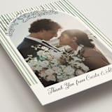 "Forget Me Nots" - Wedding Thank You Postcards in Violet by Jenna Holcomb - Detail