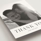 "Embellished Note" - Wedding Thank You Postcards in Tuxedo by tuldok - Detail