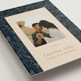 "Magnolias" - Wedding Thank You Postcards in Sky by Sabrin Deirani - Detail