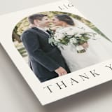 "Countryside Villa" - Wedding Thank You Postcards in Noir by Shiny Penny Studio - Detail