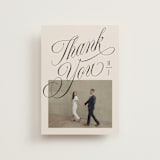 "Mirin" - Wedding Thank You Postcards in Linen by Kate Ahn - Front